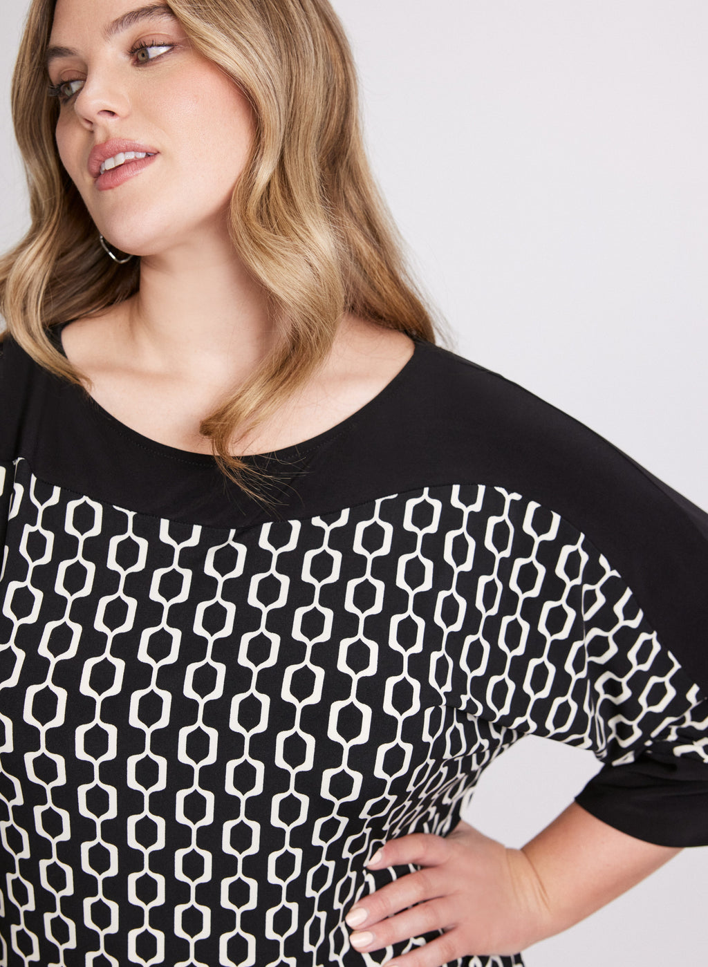 Chain Link Print Top