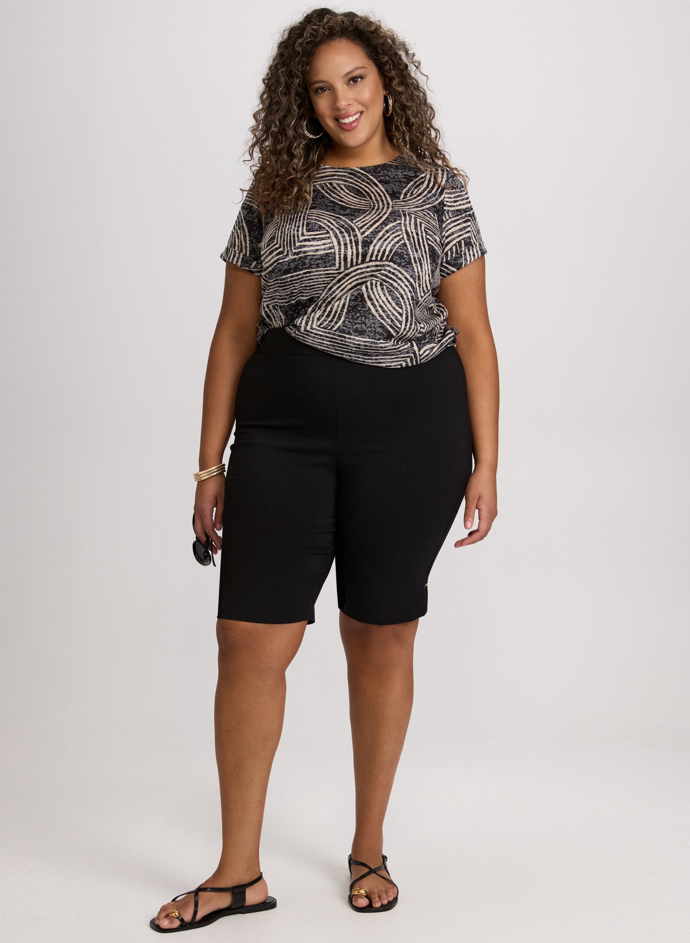 Bengaline Pull-On Shorts