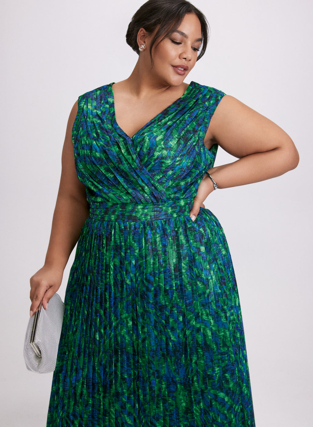 Chiffon Abstract Print Dress