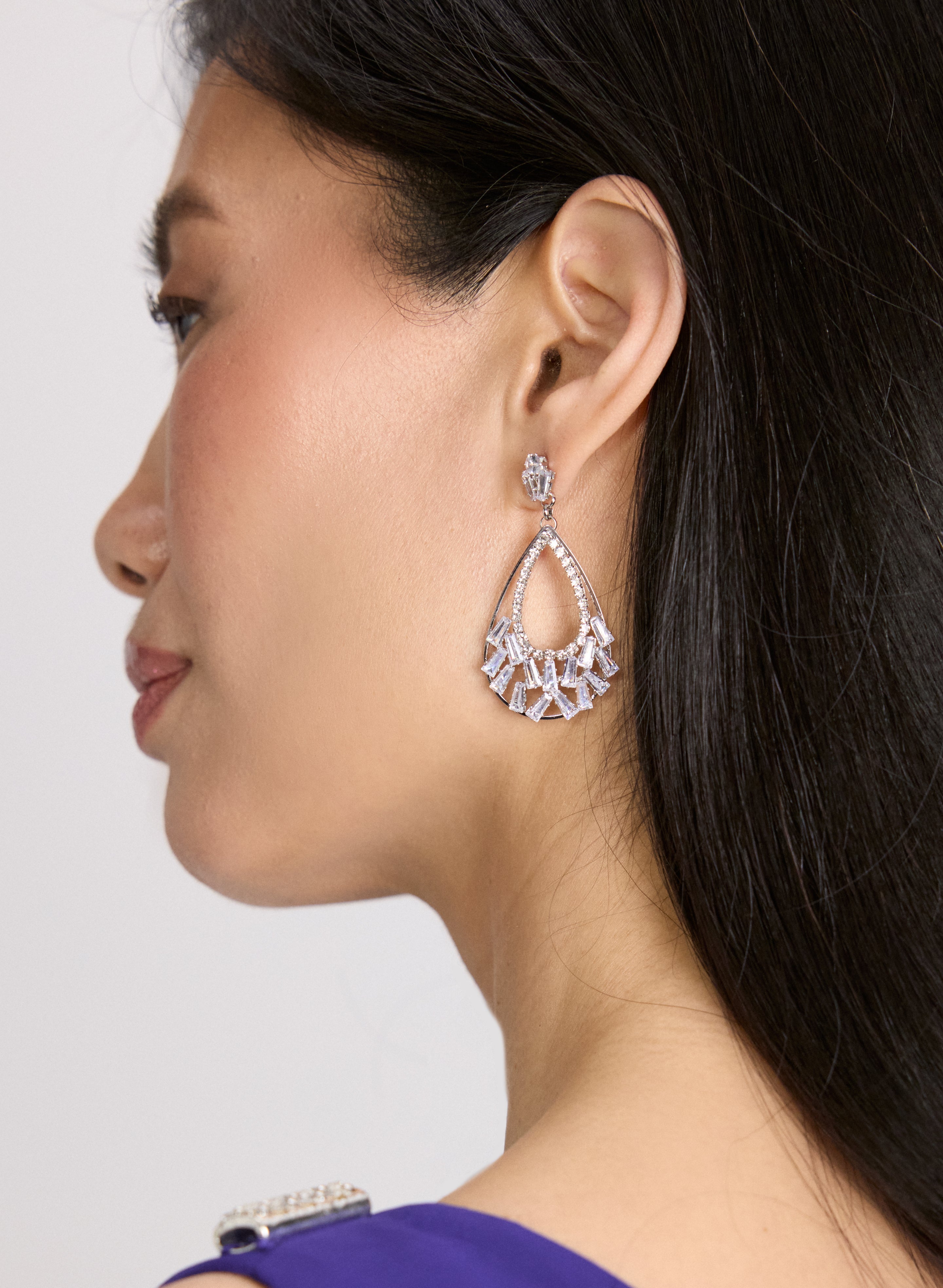 Crystal Teardrop Earrings