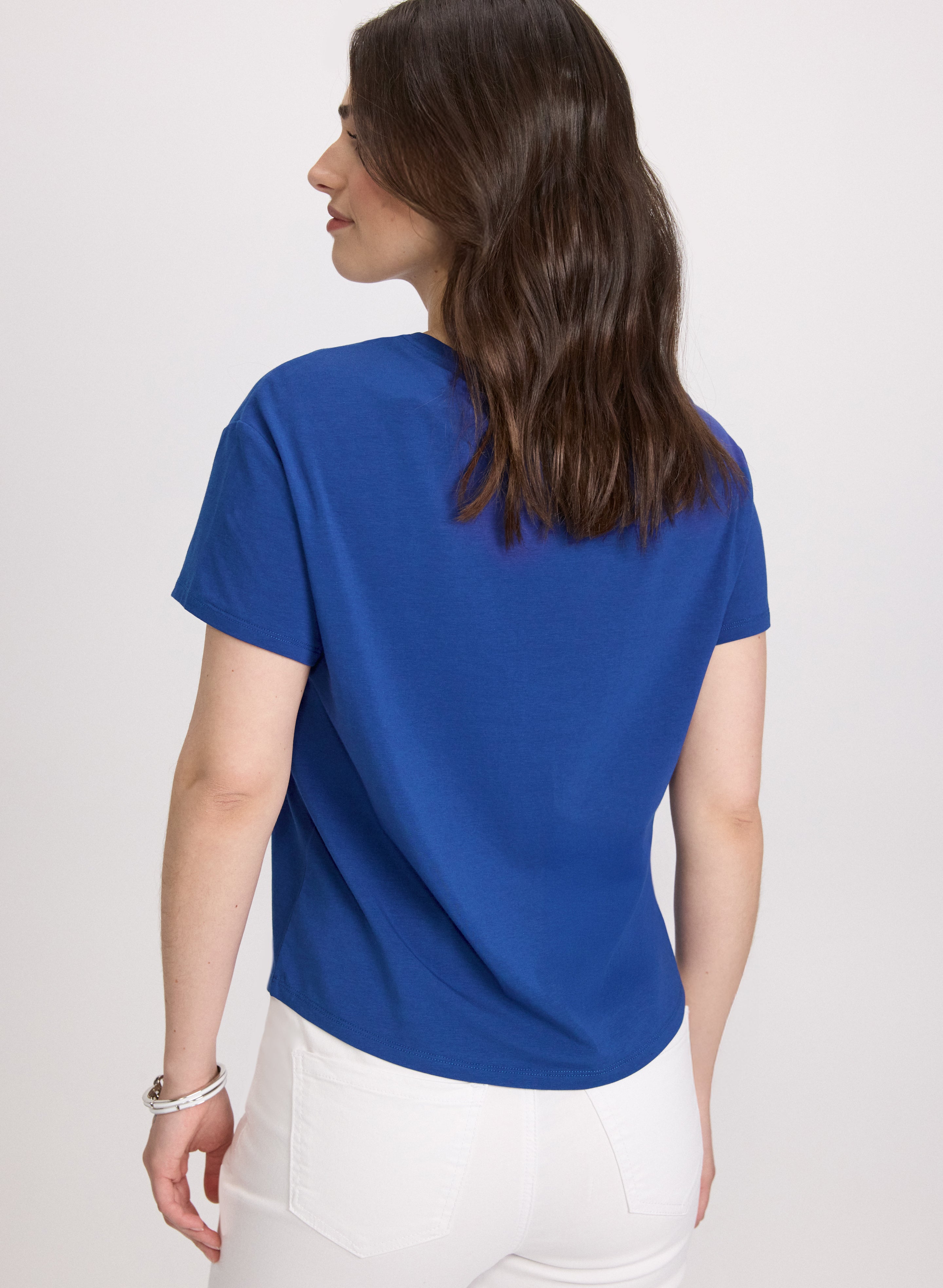 Brushstroke Print T-Shirt