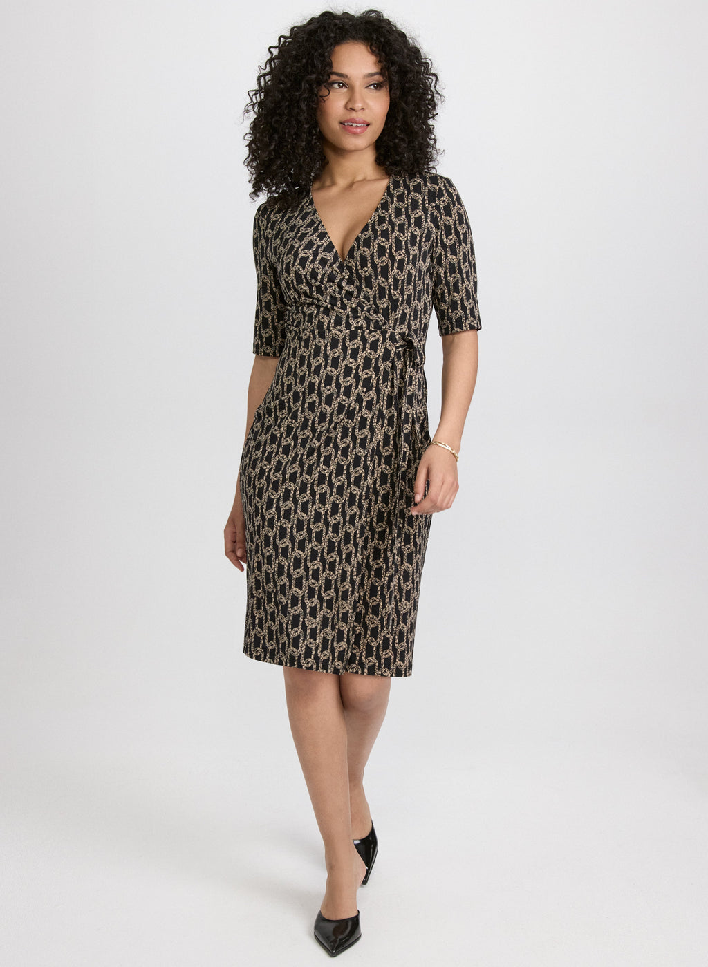 Chain Print Dress