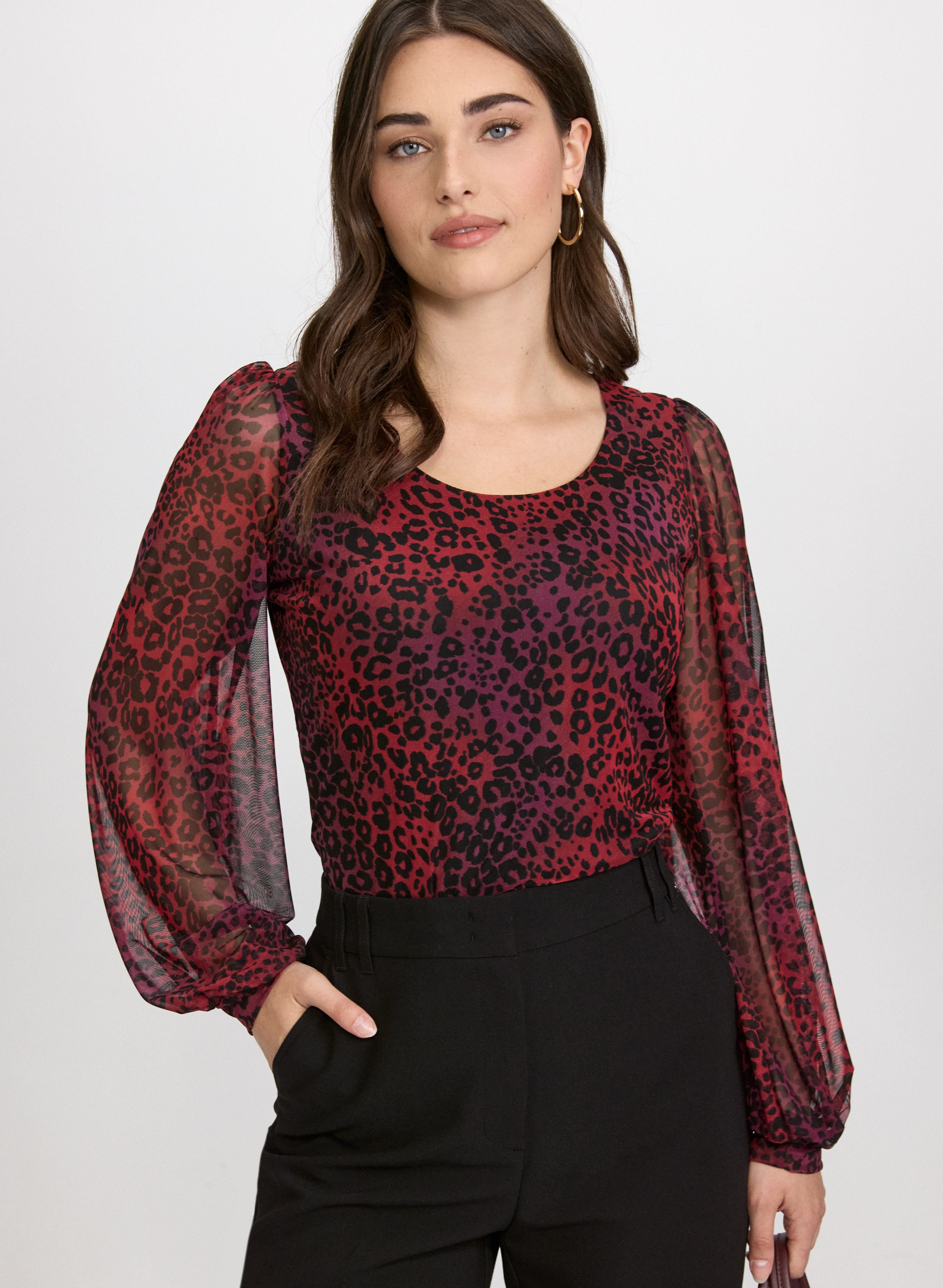 Animal Print Top