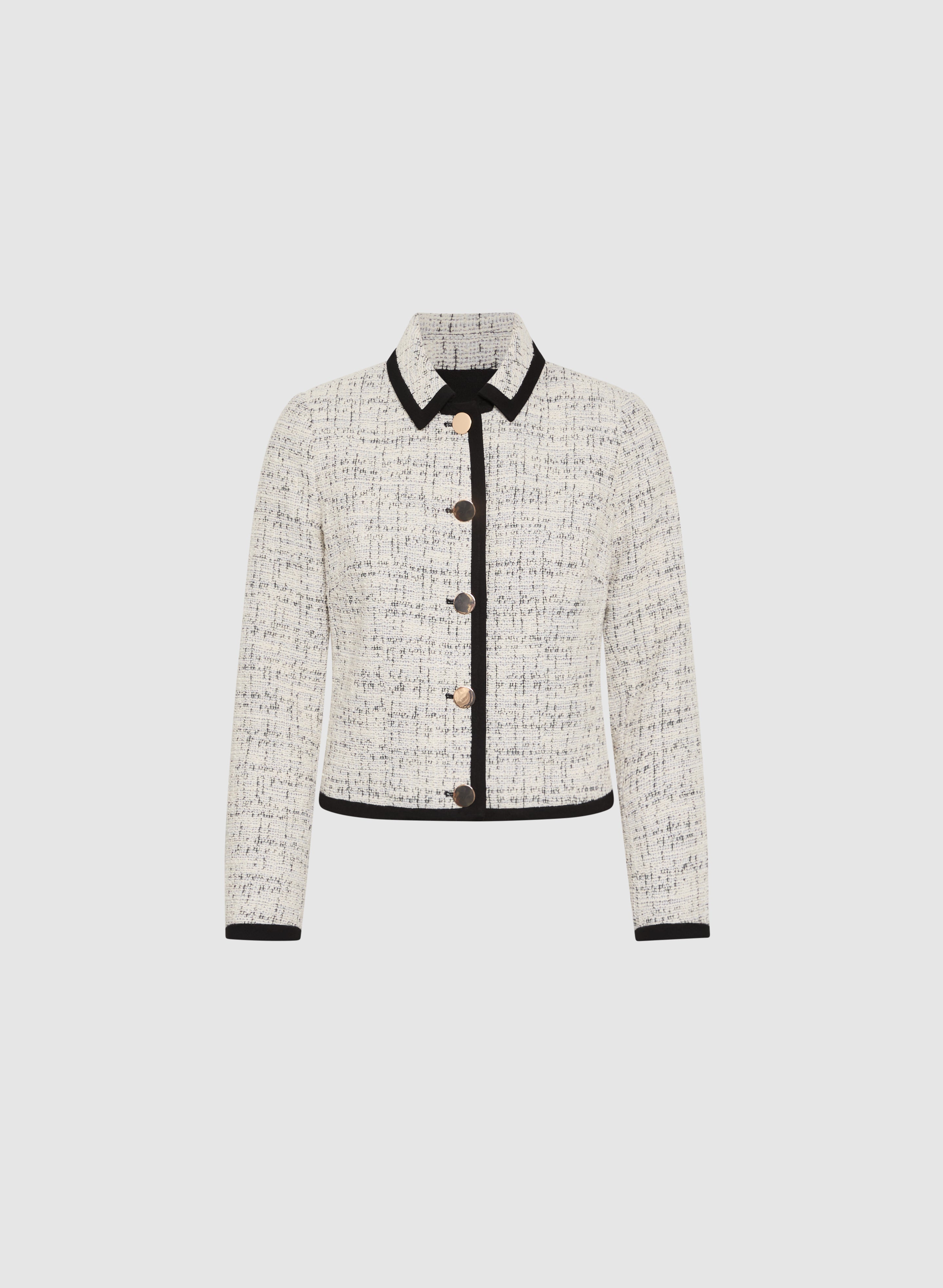 Contrast Tweed Jacket