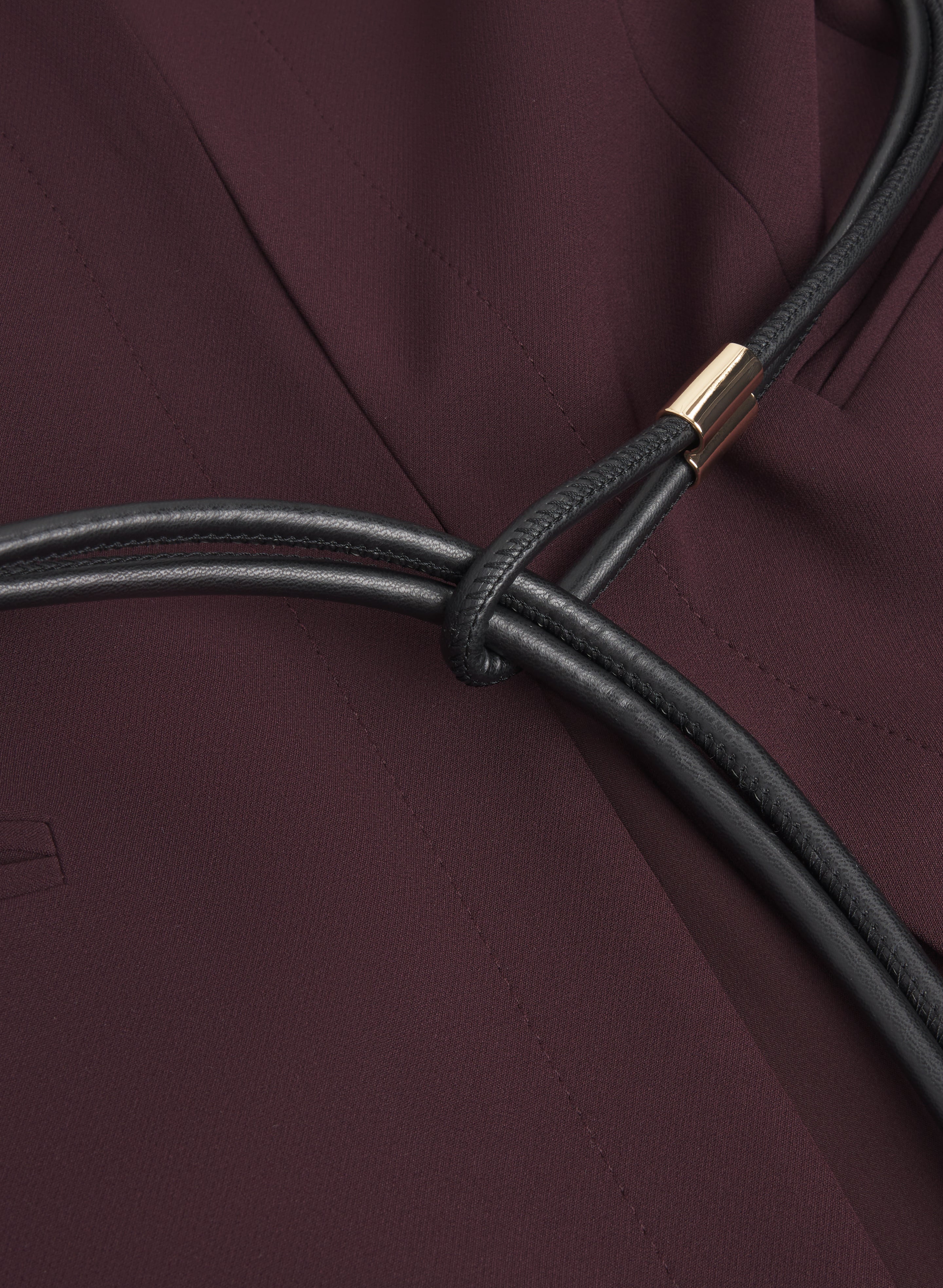 Belted Longline Blazer