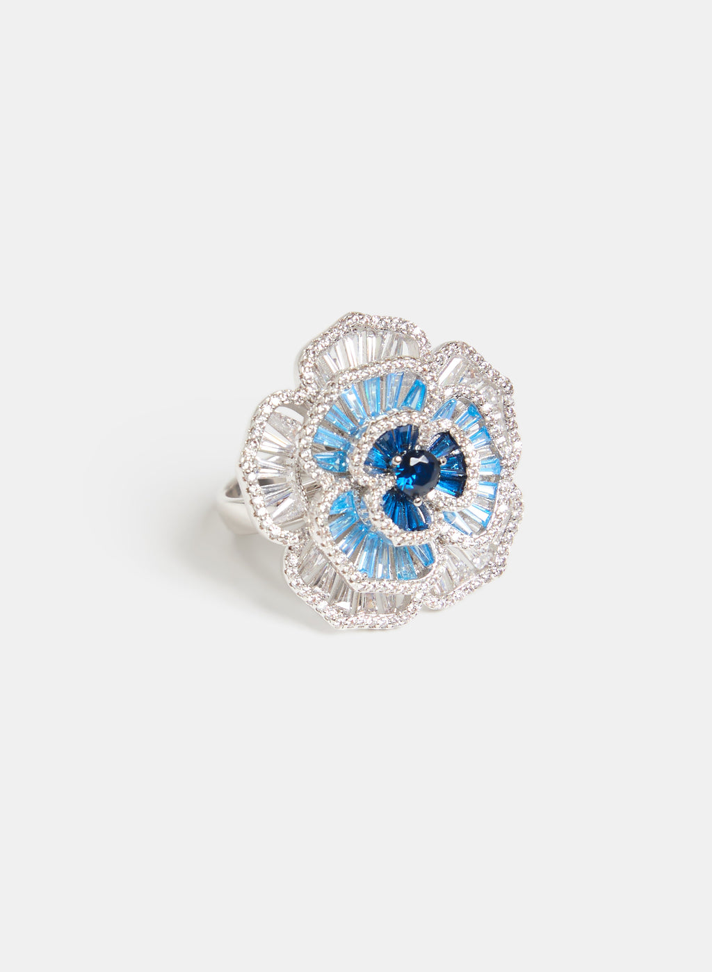Crystal Flower Ring