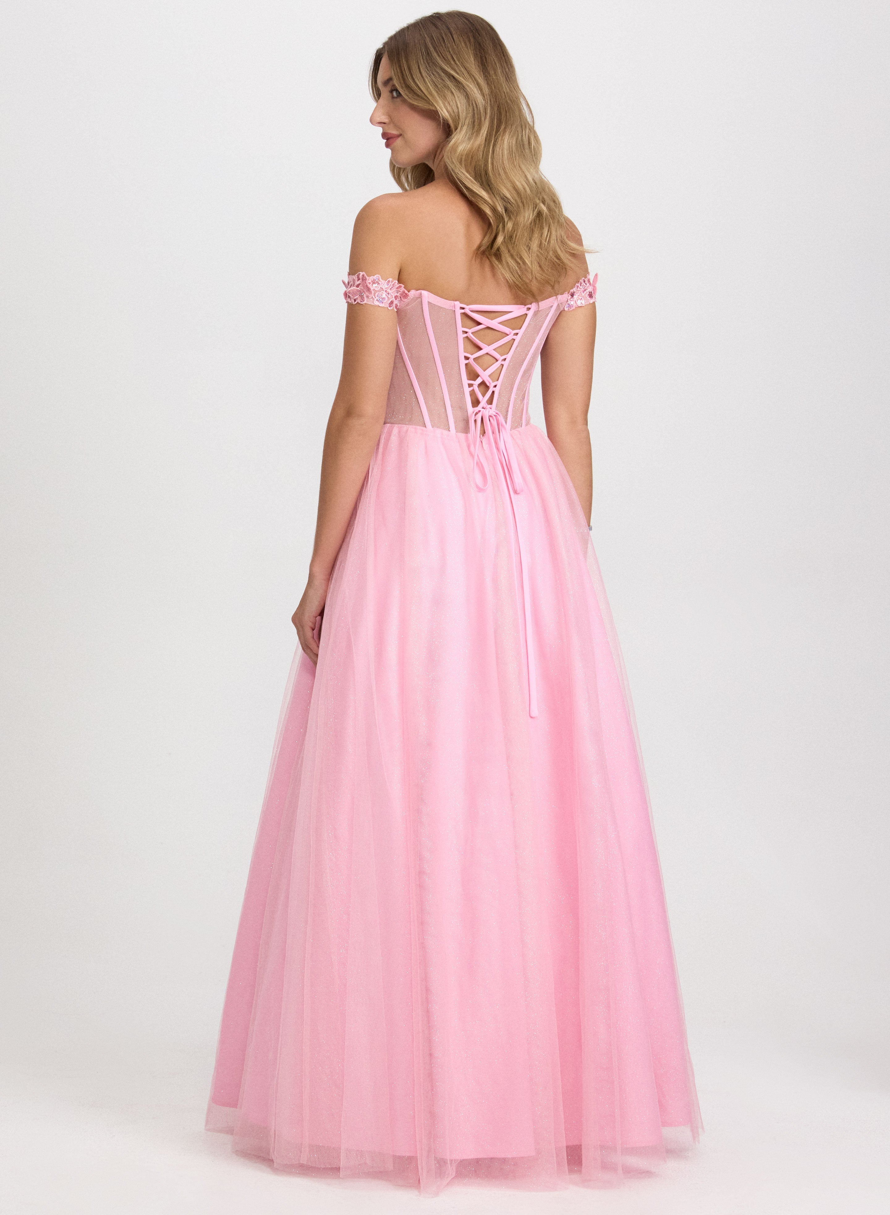 Butterfly Applique Ballgown