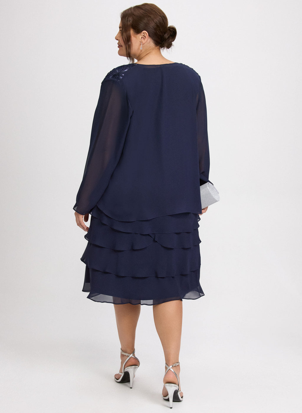 Chiffon Jacket & Dress Set