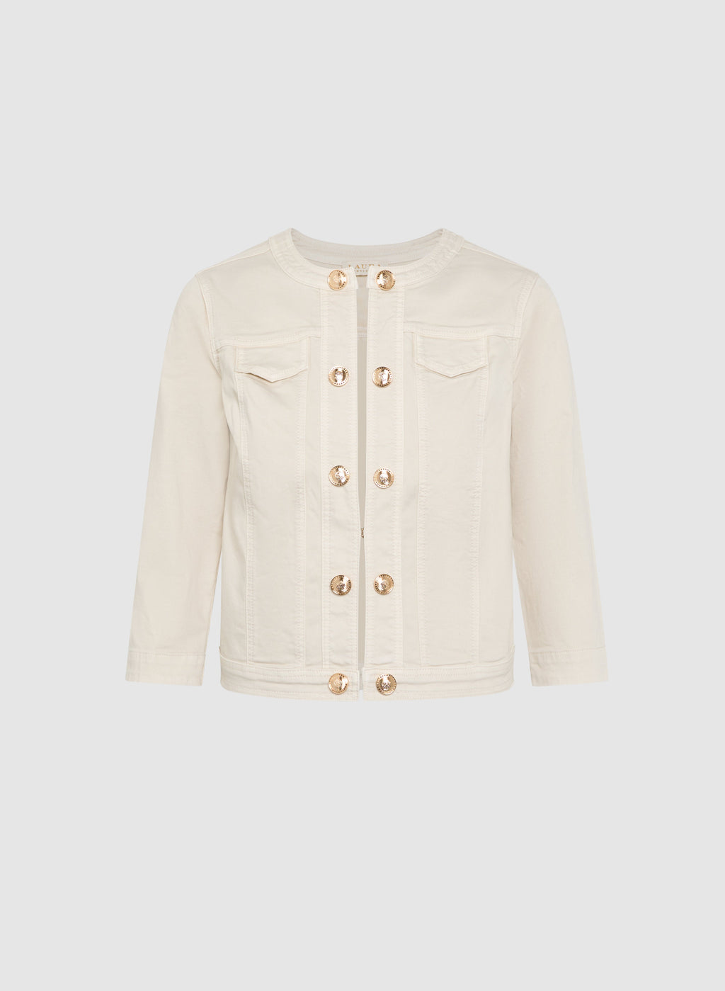 Button Detail Denim Jacket