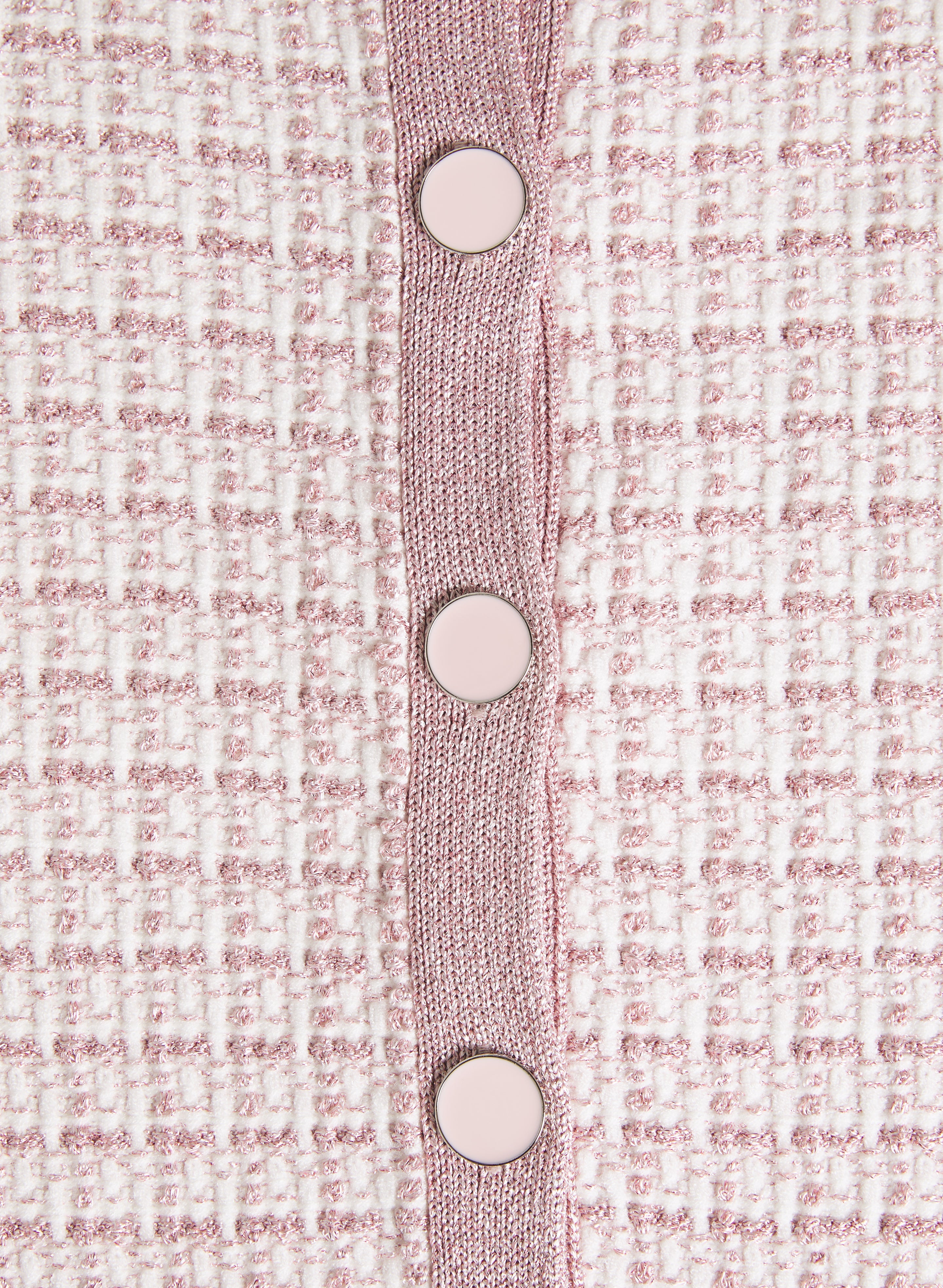 Bouclé Button Cardigan