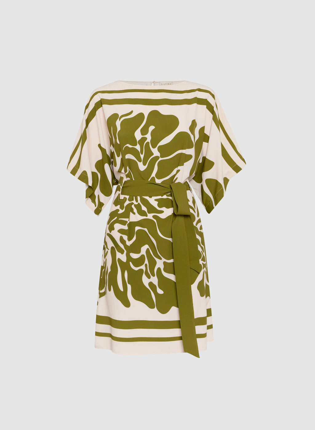 Abstract Print Dress