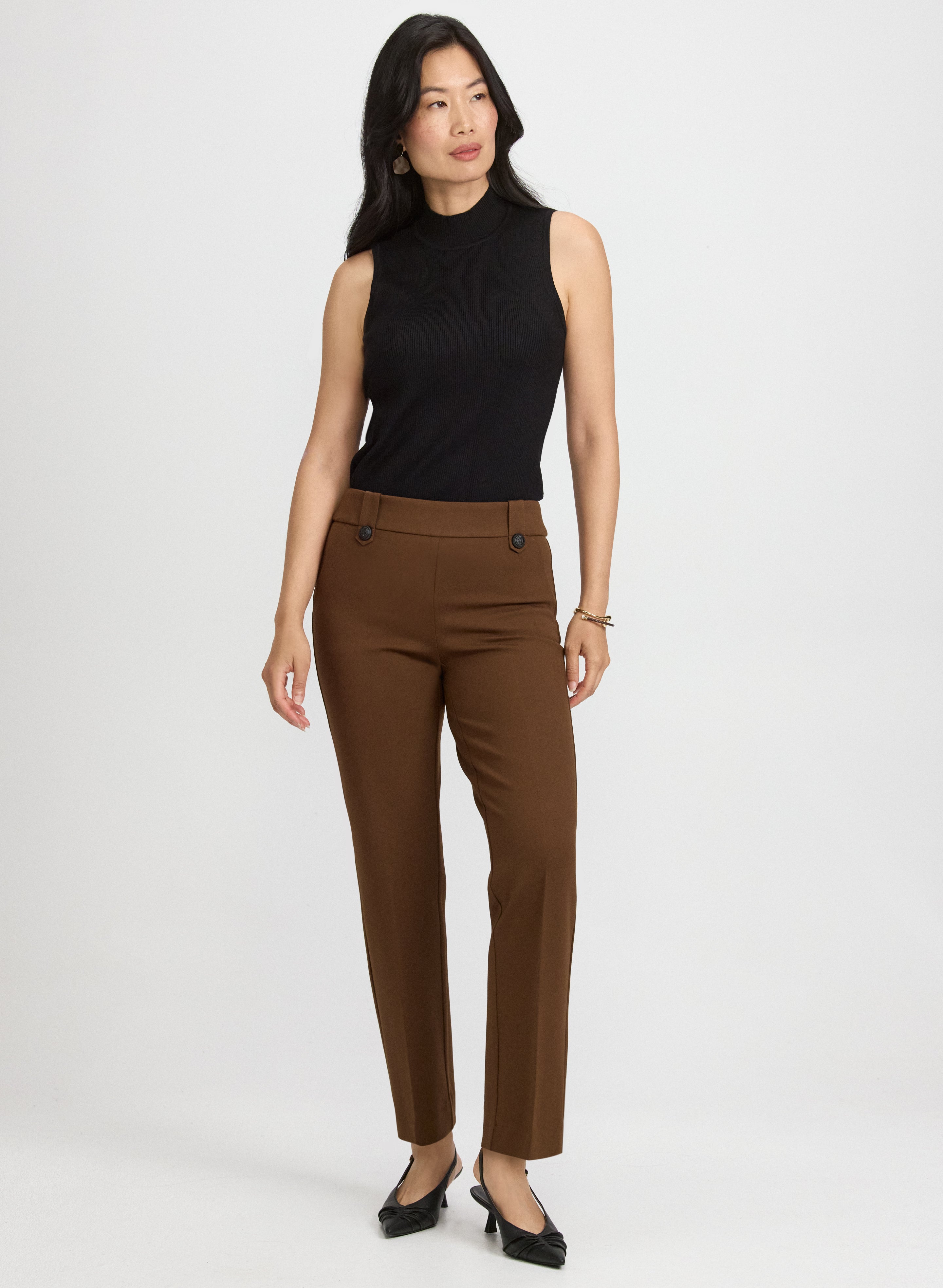 Ava Straight-Leg Pants