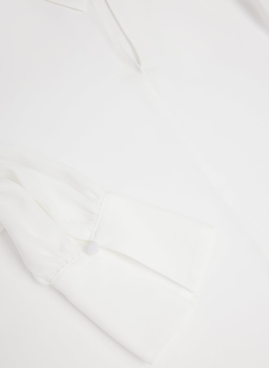 Crepe Keyhole Blouse