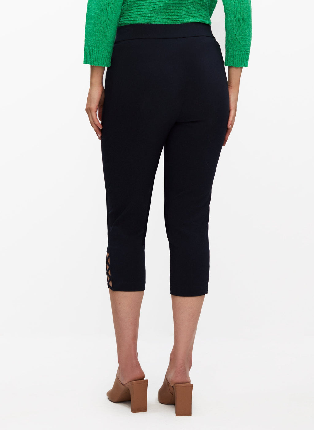 Cross Detail Capris