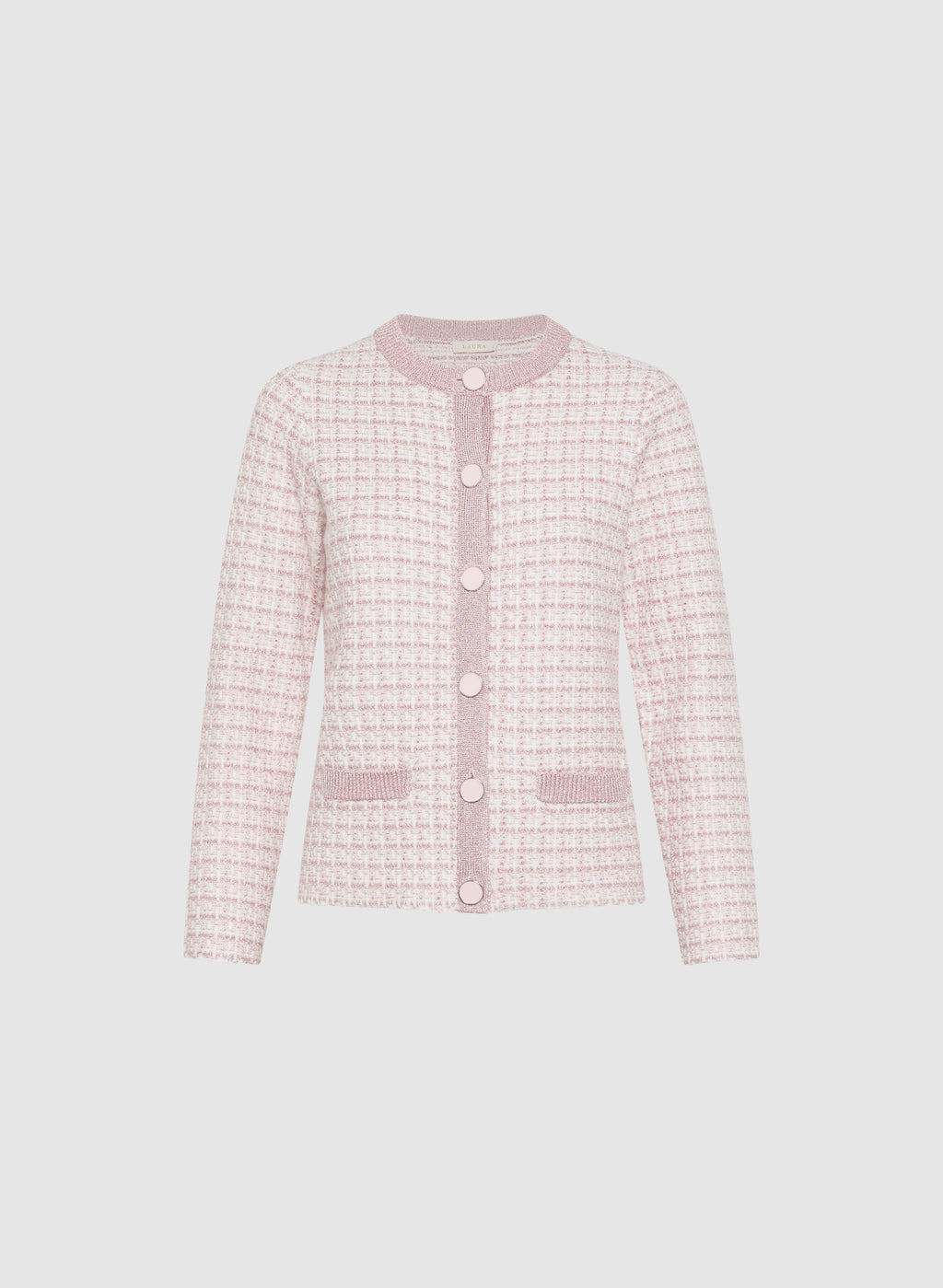 Bouclé Button Cardigan