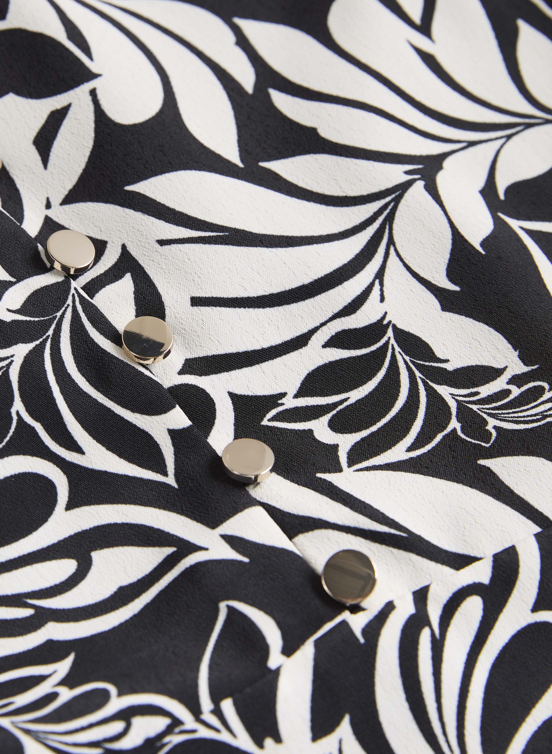 Crepe Flare Dress With Pockets