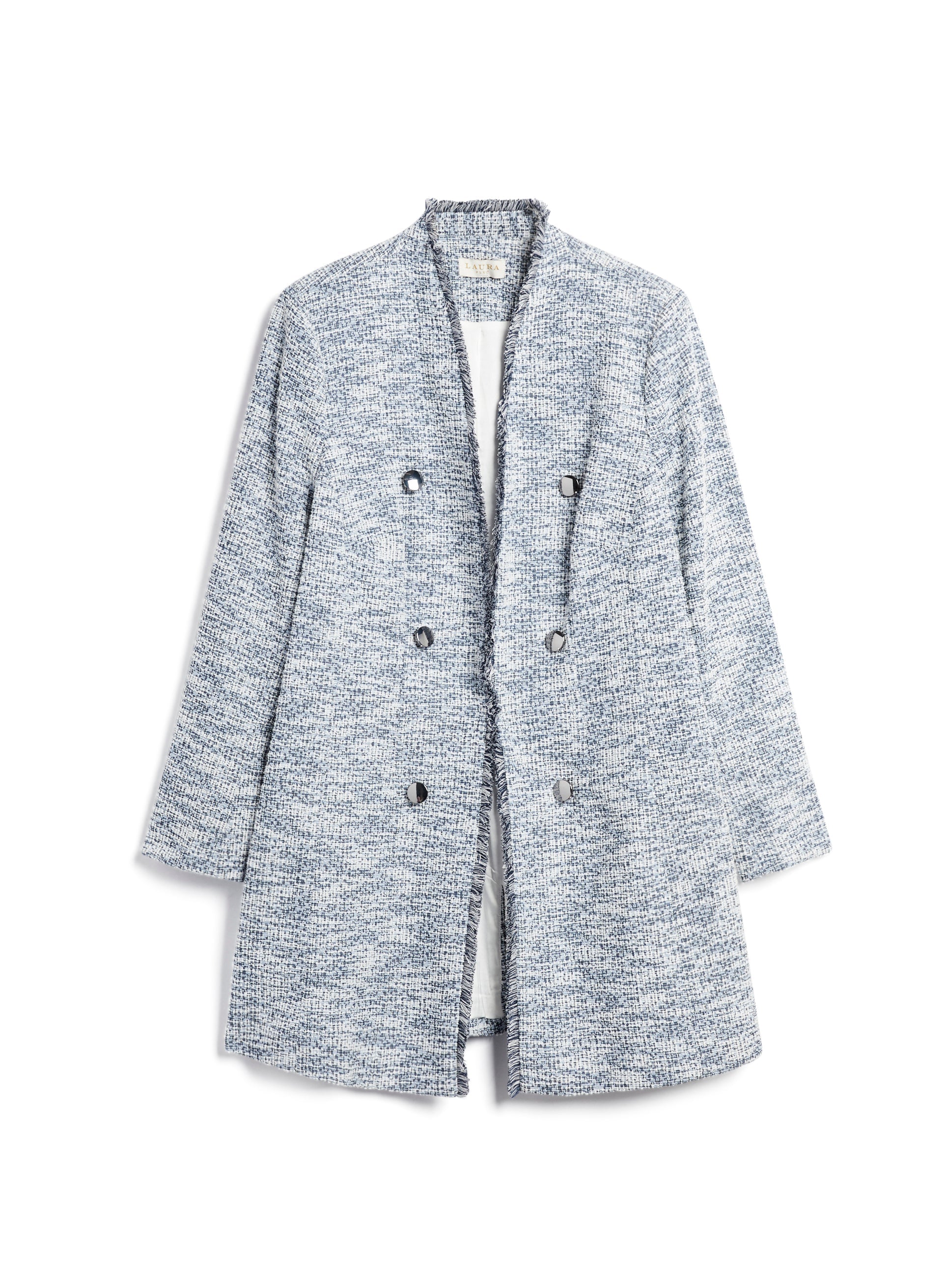 Bouclé Redingote Jacket