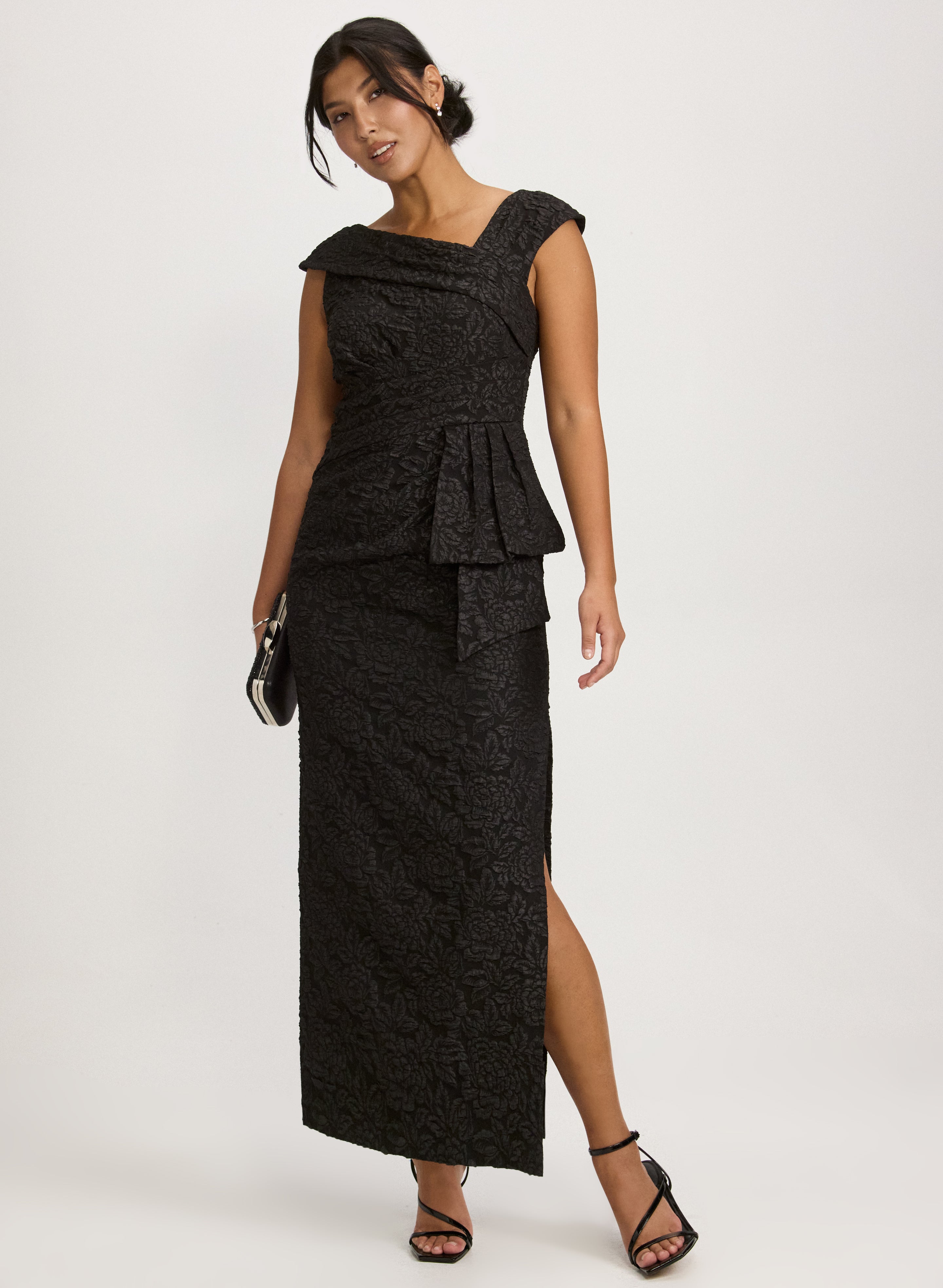 Asymmetric Neck Dress