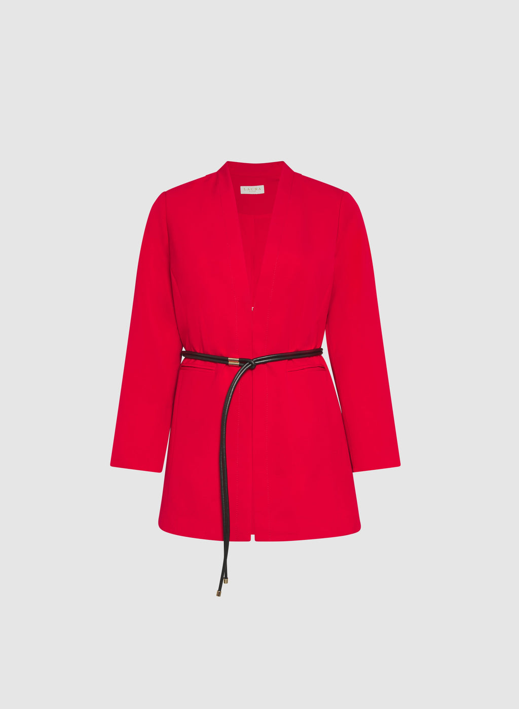 Belted Longline Blazer