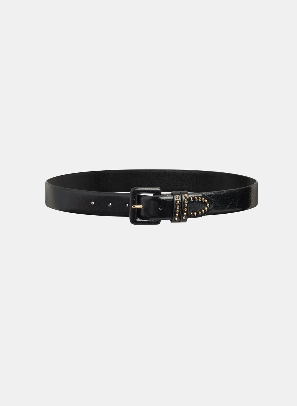 Crinkled Vegan Leather Belt