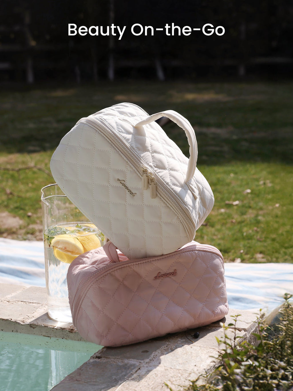 2Pcs Travel Makeup Bag