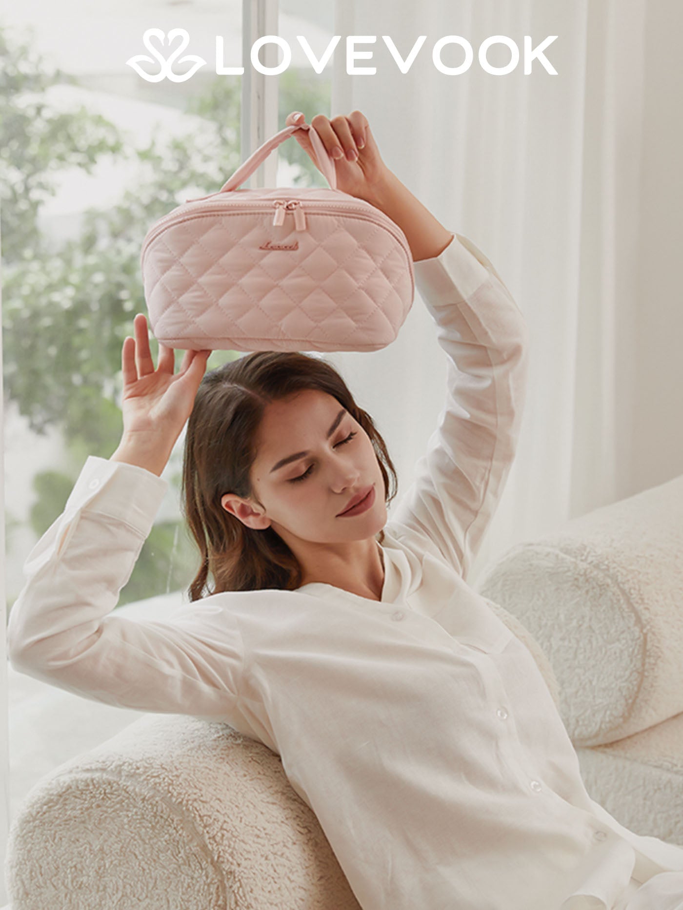 2Pcs Travel Makeup Bag